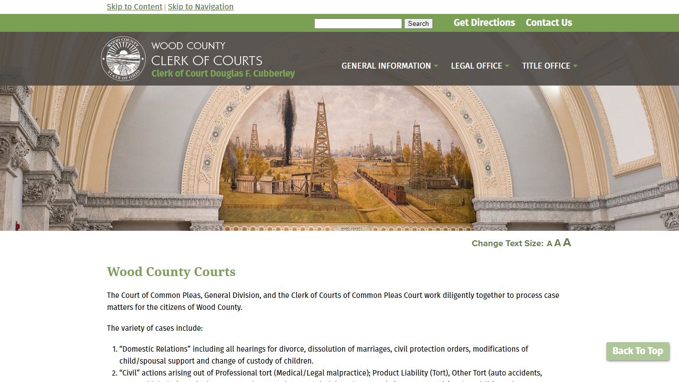 Wood County Courts