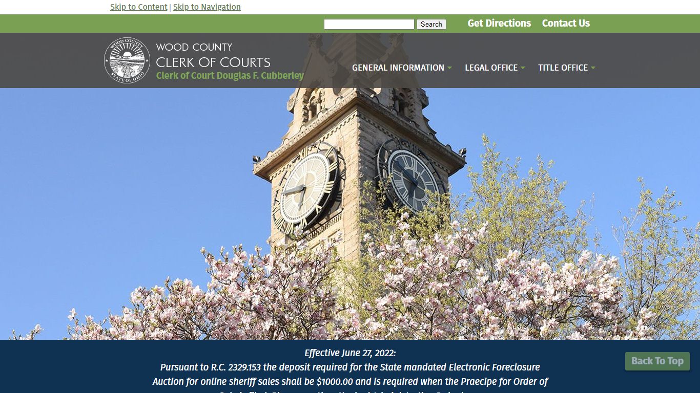 [Wood County Clerk of Courts]