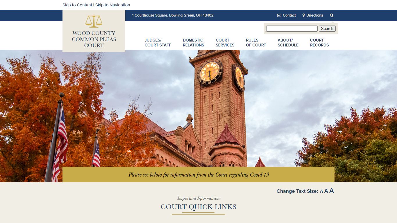 Homepage | Wood County Common Pleas Court